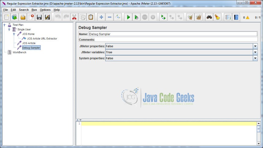 Debug Sampler