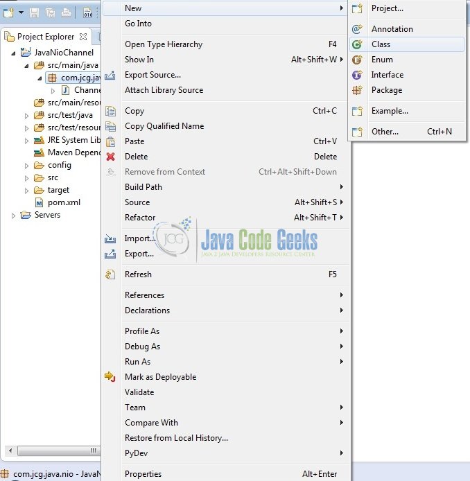 Fig. 12: Java Class Creation