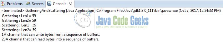 Fig. 14: Console Output