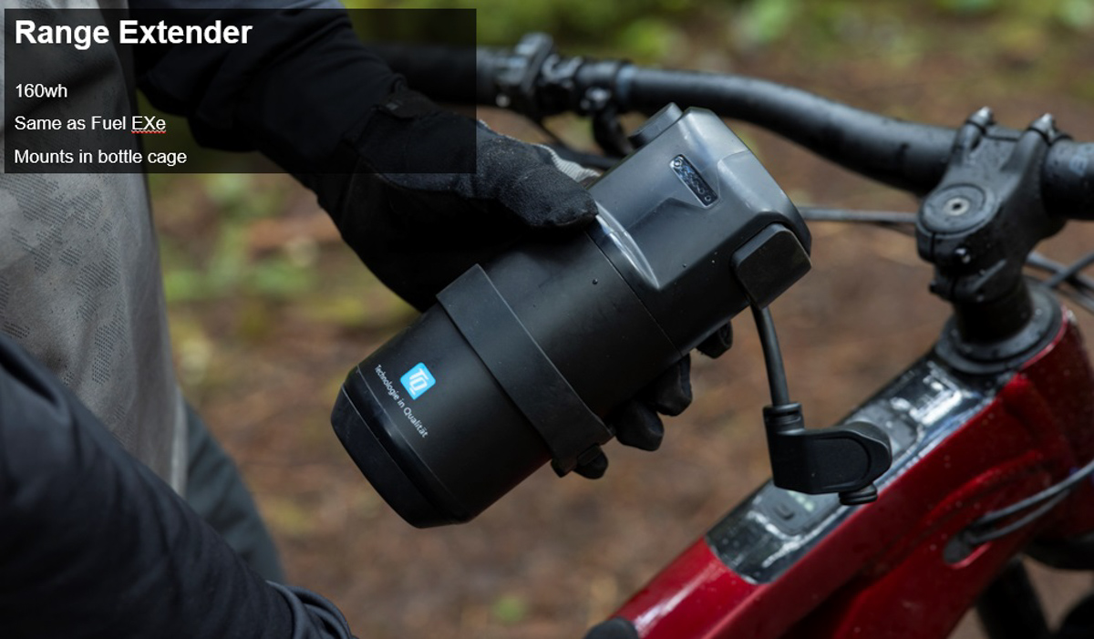 Trek Slash+, range extender battery