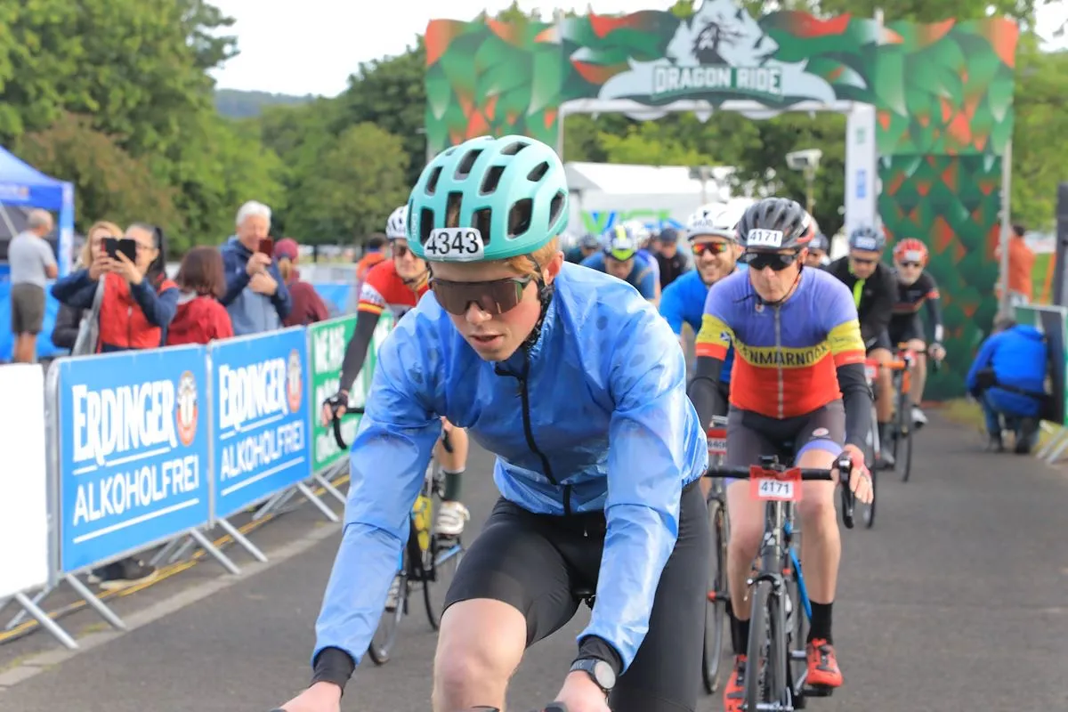 IMG_4536 Jack Evans starting the 2022 Dragon Ride Sportive
