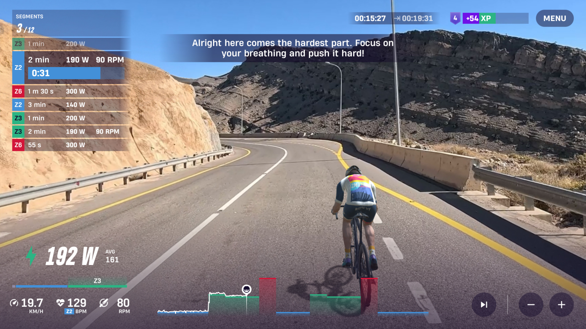 ROUVY Route creator software