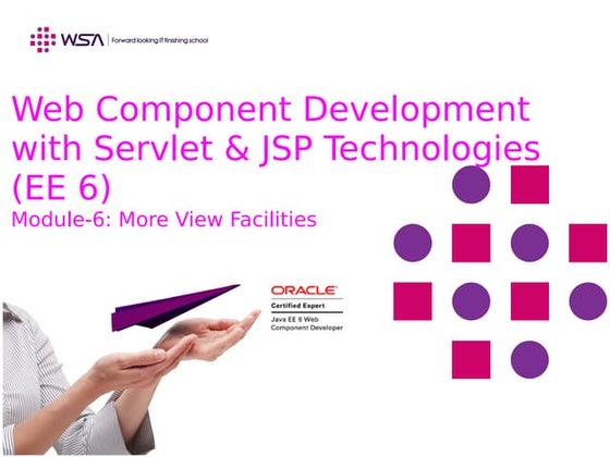  Web Component Development Using Servlet & JSP Technologies (EE6) - Chapter 6...