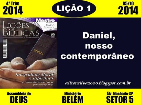 Daniel, nosso contemporâneo