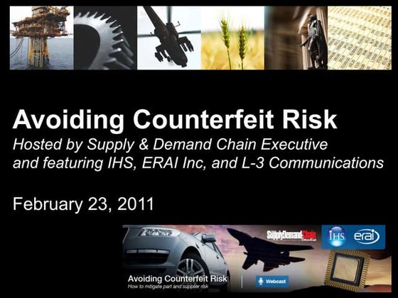Avoiding Counterfeit Risk: How to mitigate part and supplier risk 