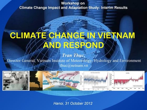 Mekong ARCC Interim Results Workshop: Climate Change in Vietnam and Respond [...