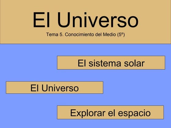 El universo