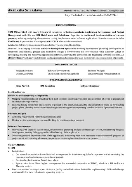 Resume-Akanksha_IBM_3yrs_Mainframe &Salesforce