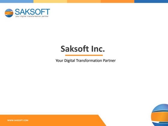 Saksoft Inc