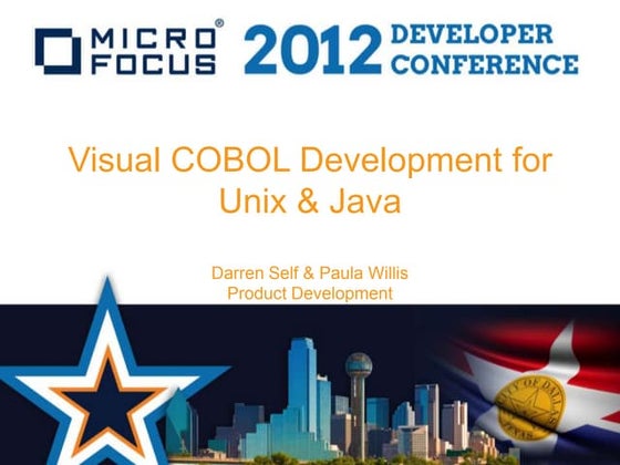 Visual COBOL Development for Unix and Java