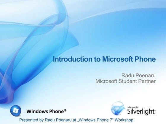 Introduction to Windows Phone 7