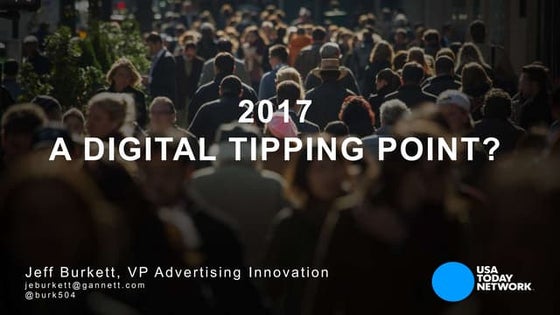 The Digital Advertising Tipping Point is Here!