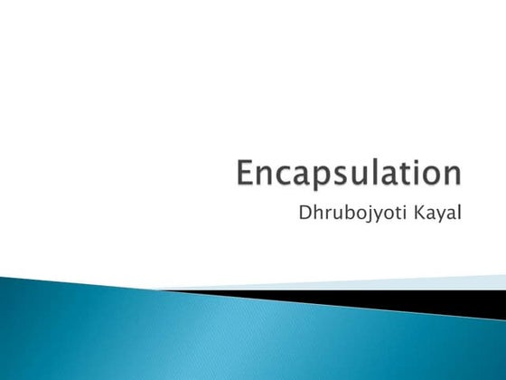 12   encapsulation