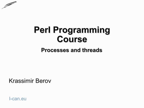 Processes and threads