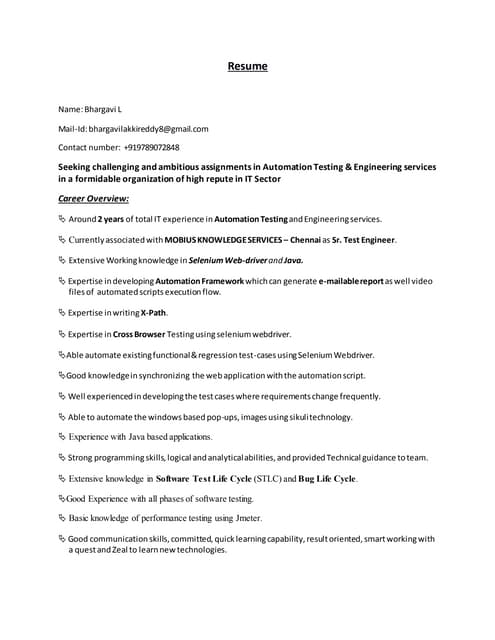 BhargaviAuto _Resume