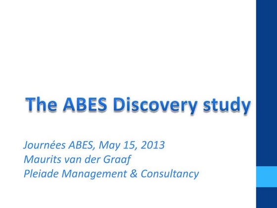 The ABES Discovery Study