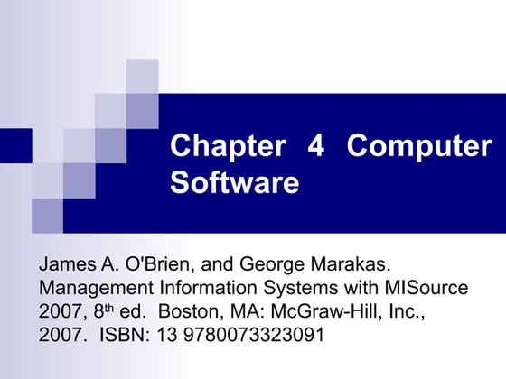 System software computer software types of software