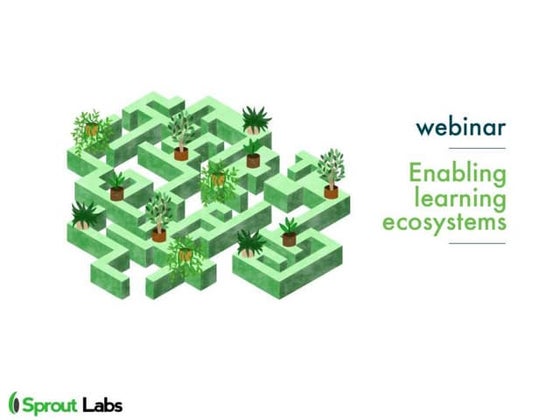 Enabling learning ecosystems - Webinar slides