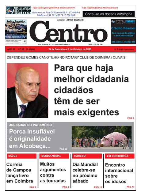 O Centro - n.º 58 – 24.09.2008