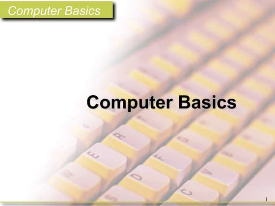 1 computer fundamentals