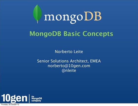 MongoDB Fundamentals
