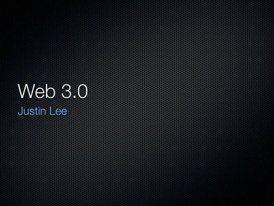 Web 3.0 Intro