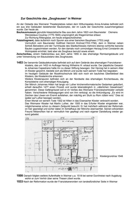 Geschichte des Zeughofes