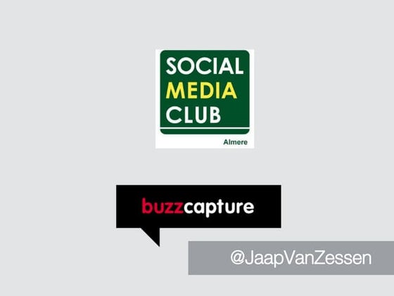 Buzzcapture presentatie #SMC036 Almere