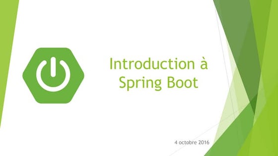 Introduction à spring boot