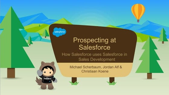 Prospecting at Salesforce