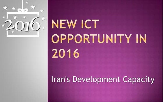 New ICT Opportunity in 2016 