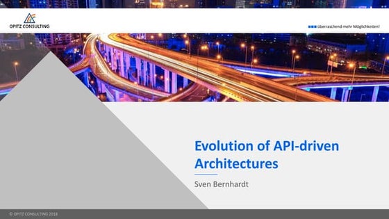 Evolution of API-driven architectures