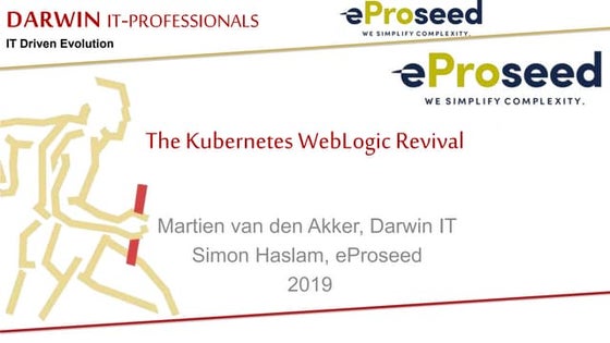 20191201 kubernetes managed weblogic revival - part 2