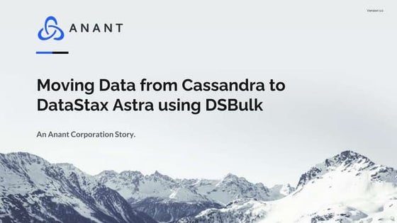 Apache Cassandra Lunch #67: Moving Data from Cassandra to Datastax Astra