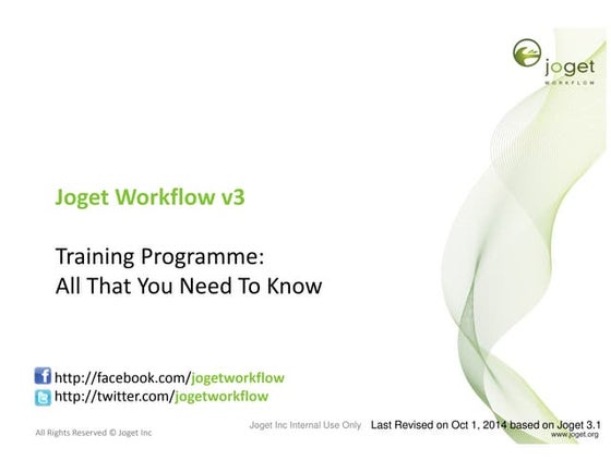 Joget Workflow Training – Basic & Advance for v3.1 – Module 6 – Using the Ema...