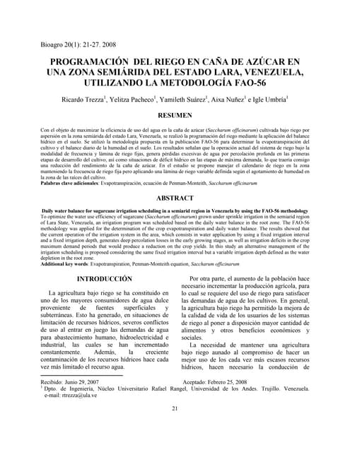 programa de riego
