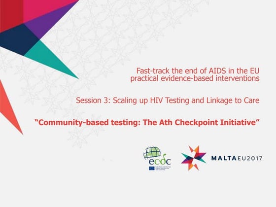 Community-based HIV testing: the Athens Checkpoint initiative