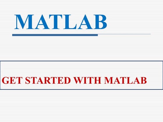 3_MATLAB Basics Introduction for Engineers .pptx