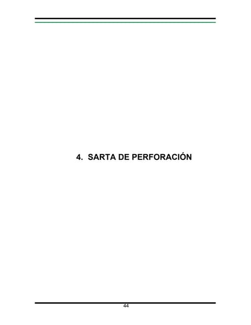 4.  sarta de perforacion