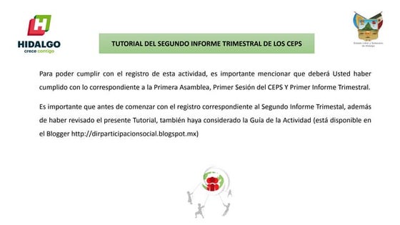 Tutorial 2° Informe Trimestral
