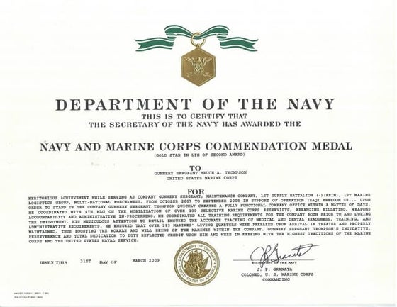 Commendation Medal Iraq