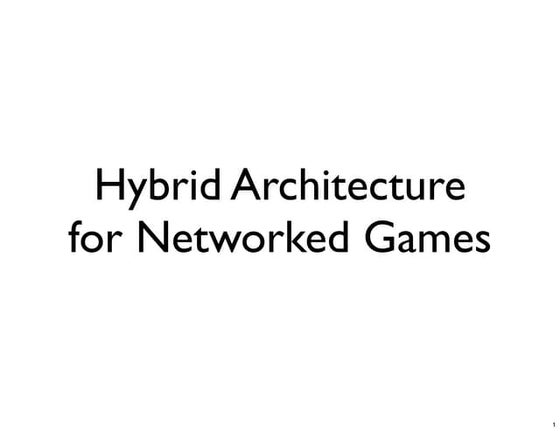 CS4344 Lecture 8: Hybrid Architecture