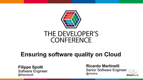Ensuring Software Quality in the cloud