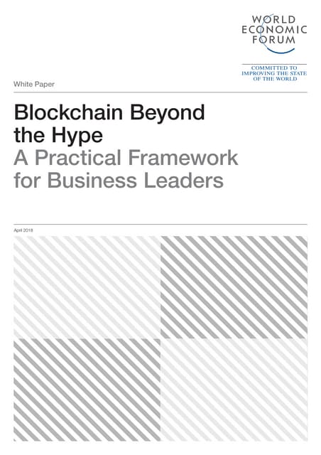 Blockchain Beyond the Hype A Practical Framework for Business Leaders