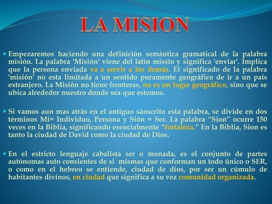 4b la mision...