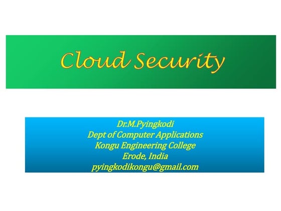 Cloud Security