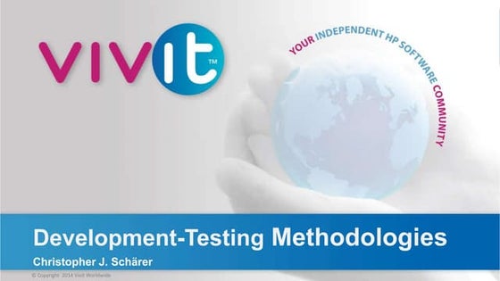 Development-Testing Methodologies