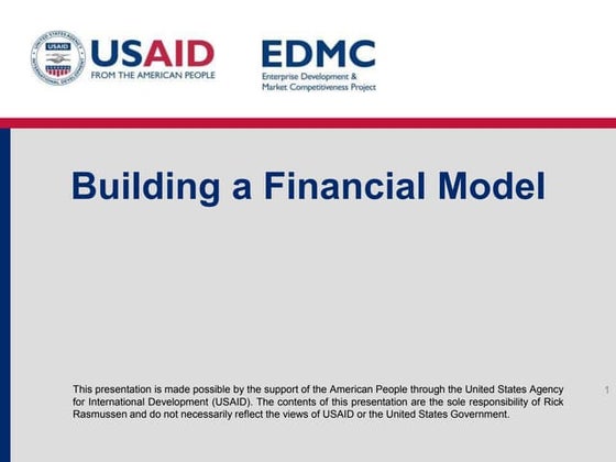6.2 building a financial model