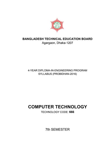 666 computer technology 7th sem