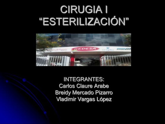6  esterilización